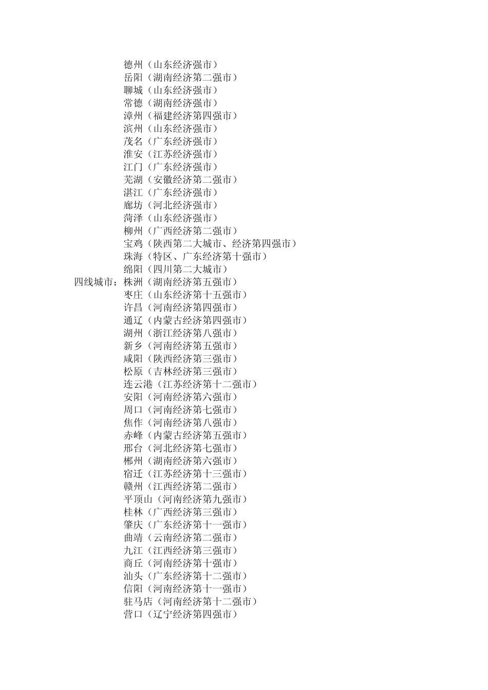 2014年城市最新等级排行16级_第3页