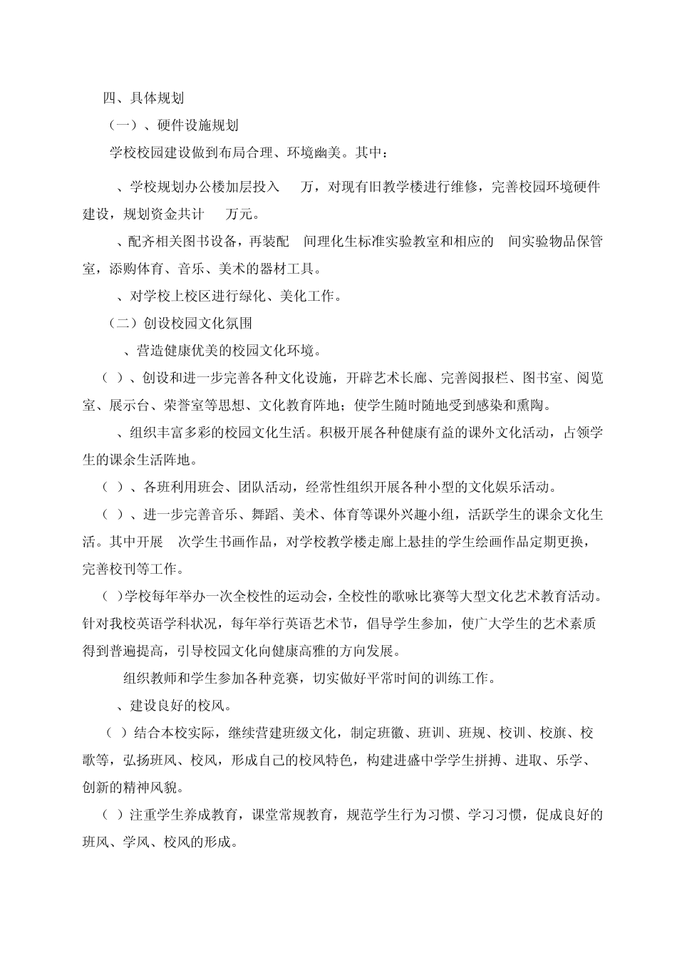 2014年度校园文化建设活动方案和总结_第2页