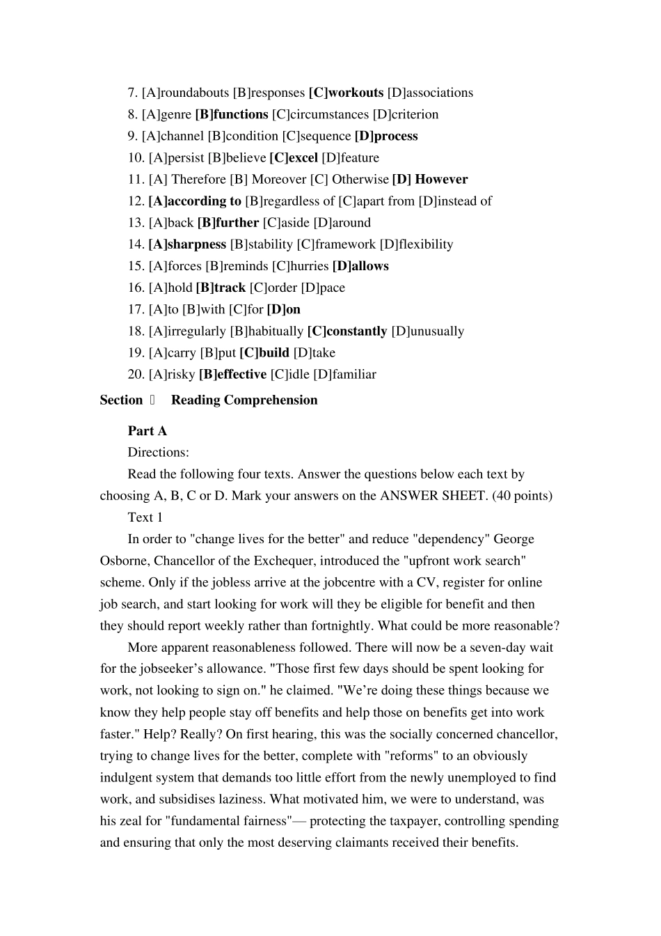 2014年考研英语一真题及答案_第2页