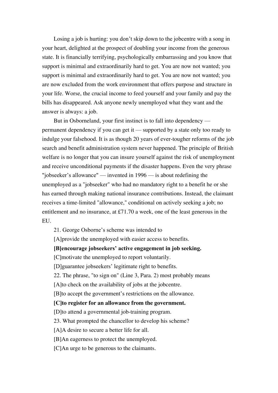2014年考研英语一真题及答案_第3页