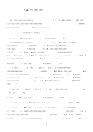 2014年高考文科综合历史试卷分析