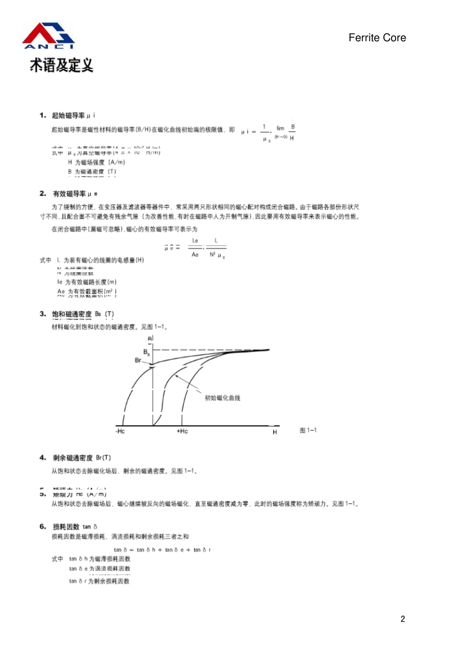 2014版产品手册磁芯规格书_第2页