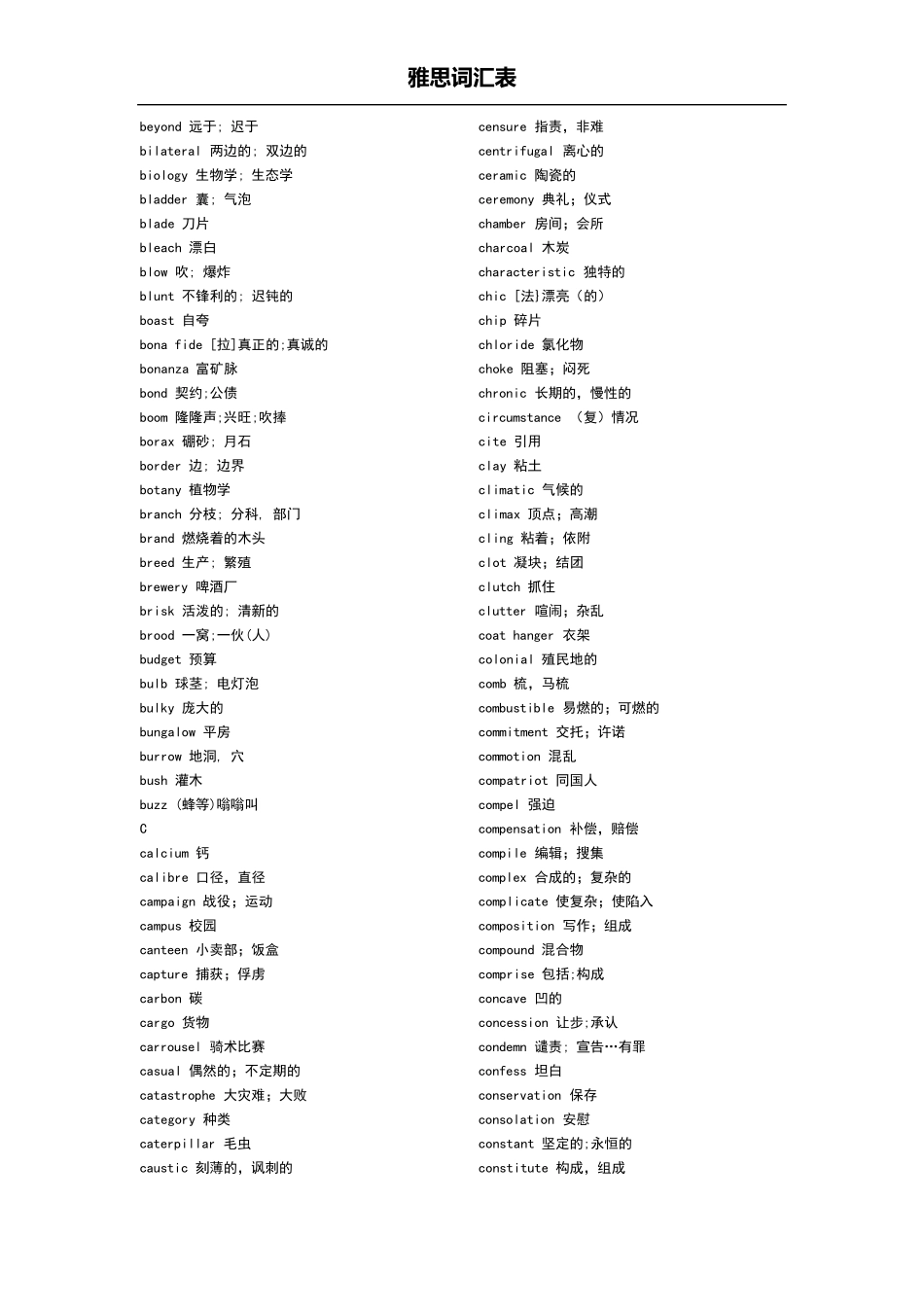 2014雅思词汇表_第2页