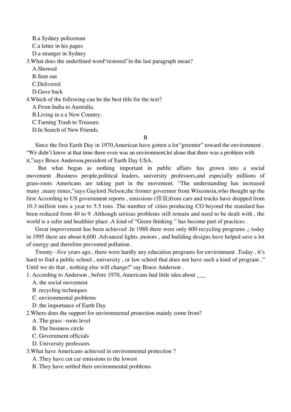 2014高考英语全国2卷答案解析_第2页