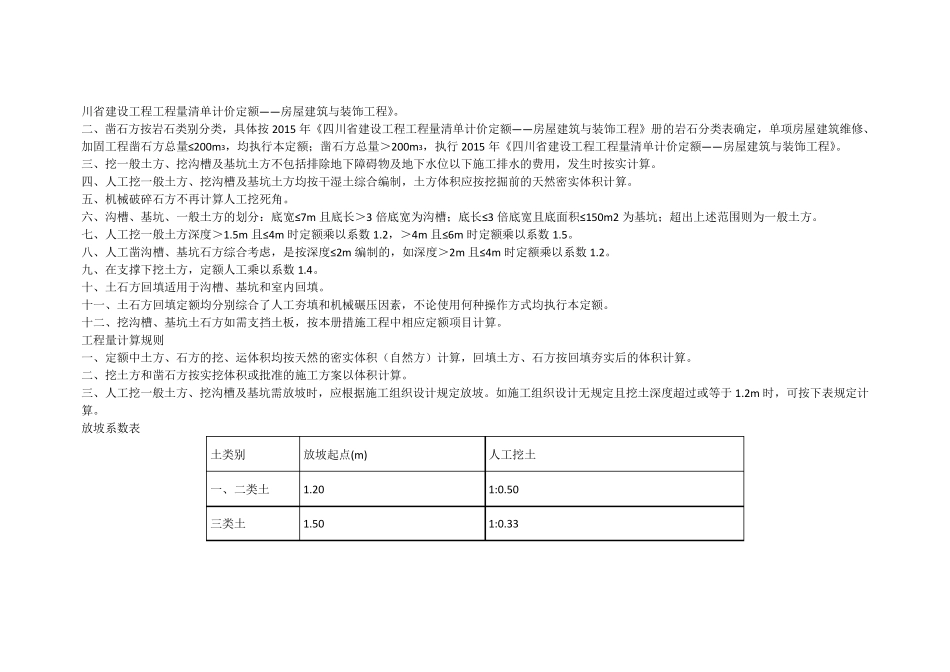 2015年《四川省建设工程工程量清单计价定额——房屋建筑维修与加固工程》_第3页