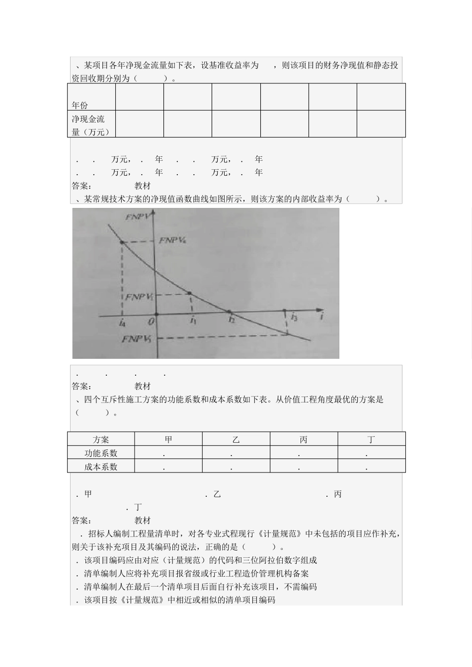 2015年一建工程经济真题答案及解析_第2页