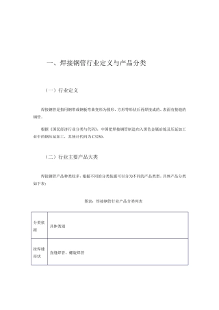 2015年中国焊接钢管行业现状及其前景预测分析