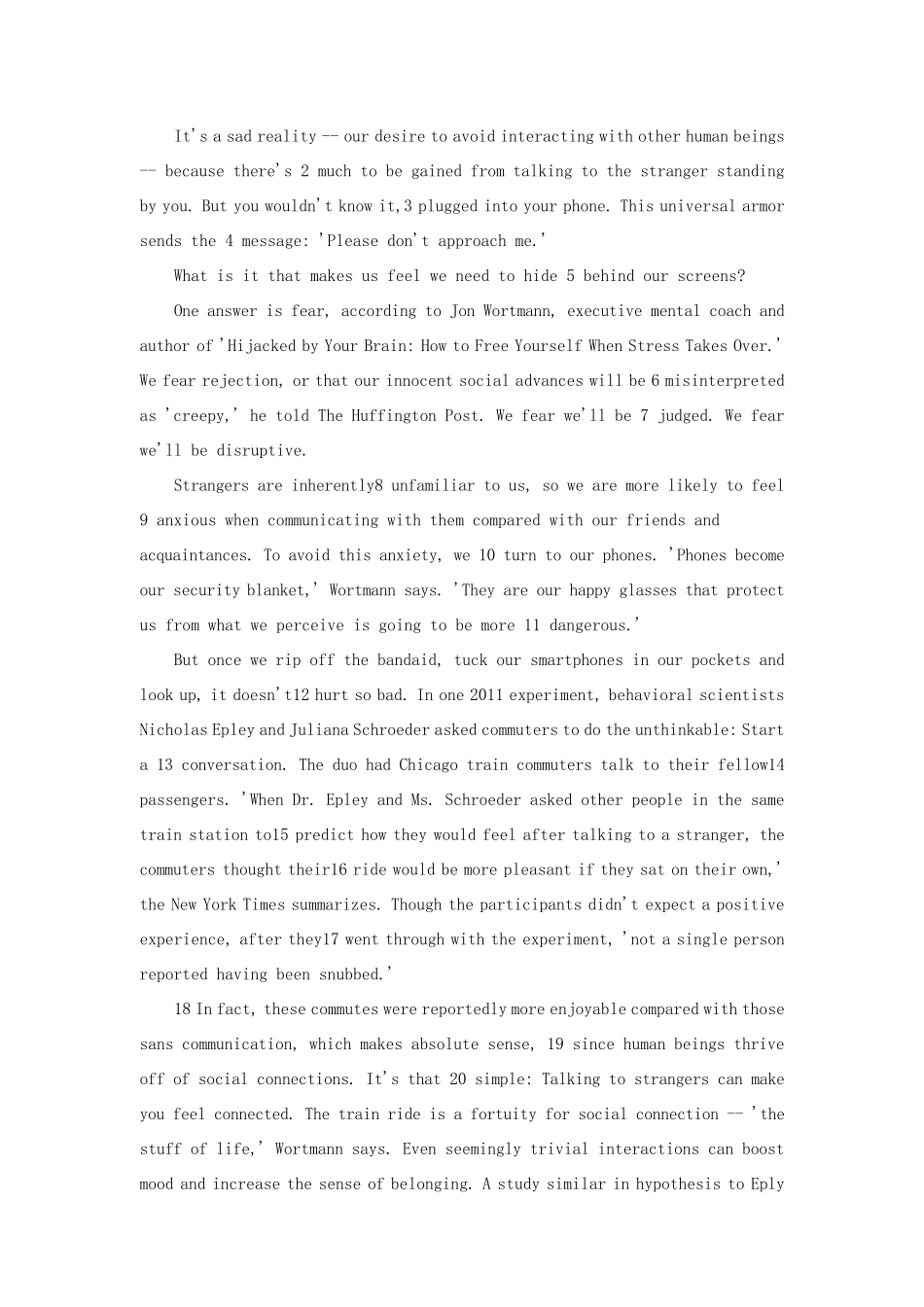 2015年考研英语真题解析+答案_第3页