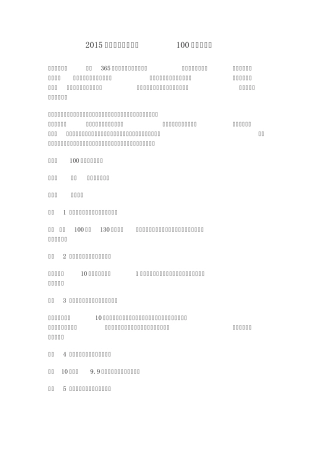 2015电商人必须知道的100个营销方案