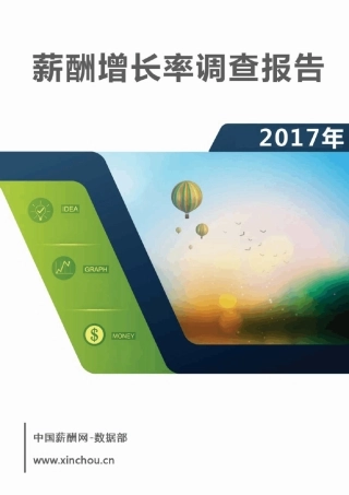 20162017薪酬增长率调查报告