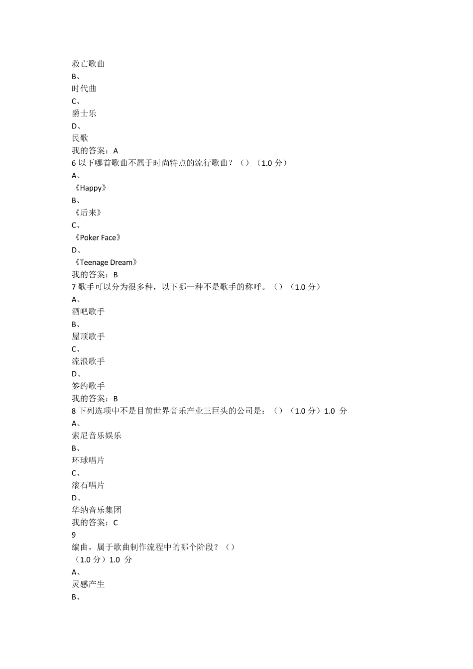 2016从草根到殿堂考试答案整理_第2页