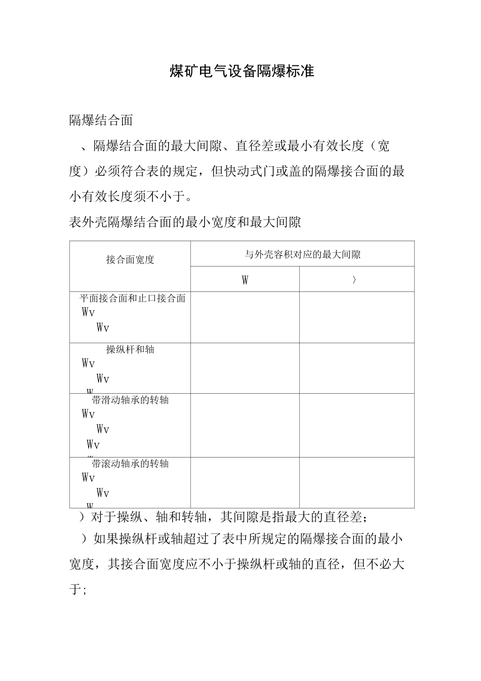 煤矿电气设备隔爆标准_第1页