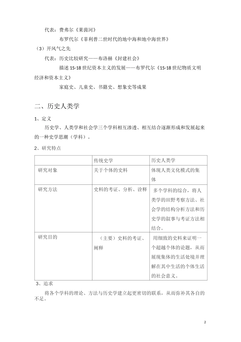 20世纪西方史学主要思潮_第2页