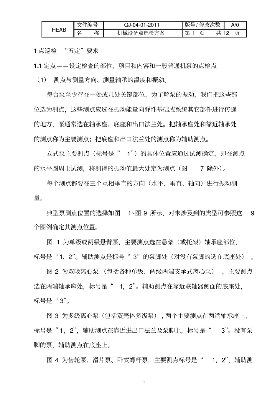 机械设备点巡检方案讲解_第1页