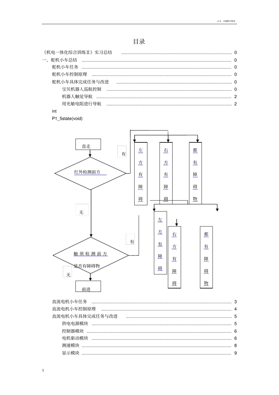 机电一体化综合训练二试验报告西北农林科技大学_第1页