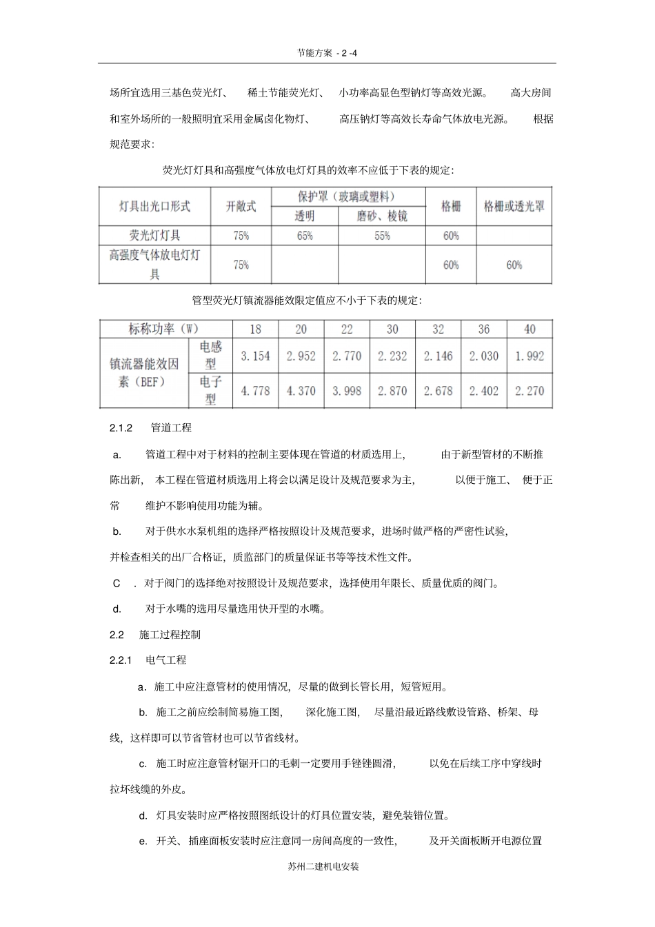 机电安装节能专项方案_第2页