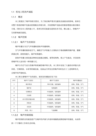 机电工程消声减振