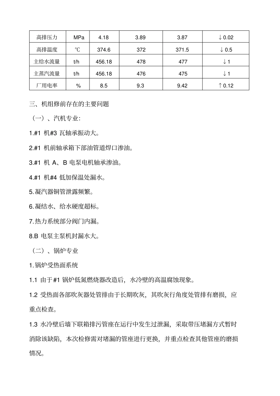机组C级检修总结_第3页