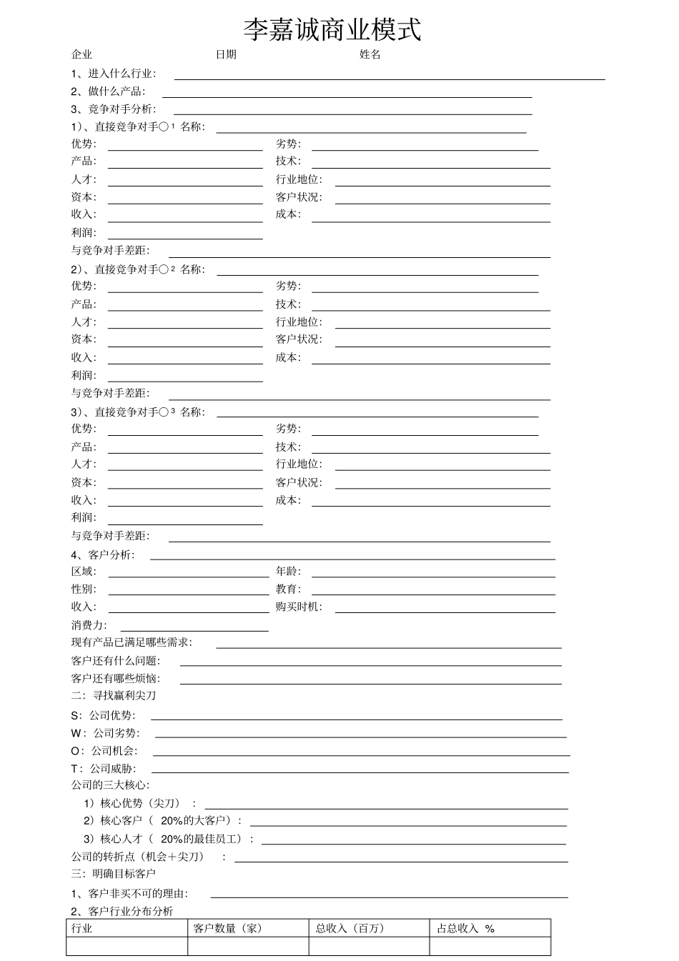 李嘉诚商业模式_第1页
