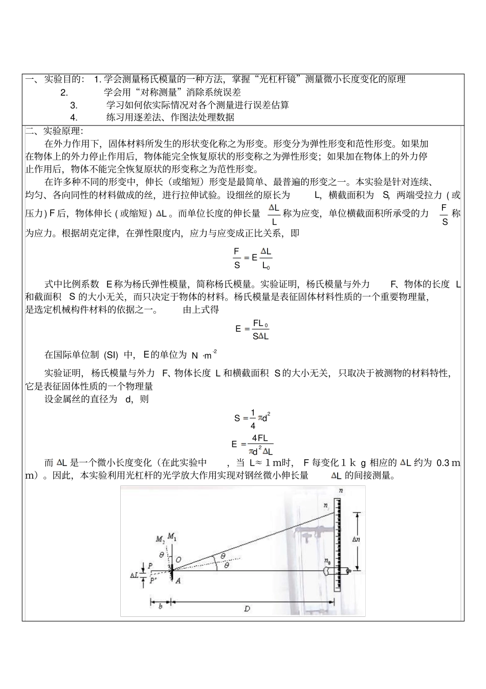 杨氏模量试验报告汇总_第2页
