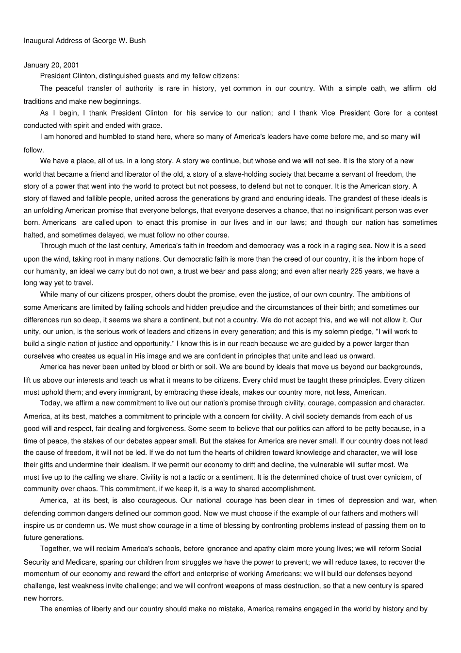 林肯就职演说_第1页