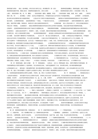 果树资源与利用总结