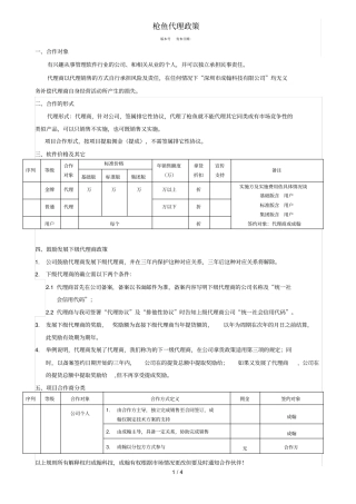 枪鱼WMS代理政策