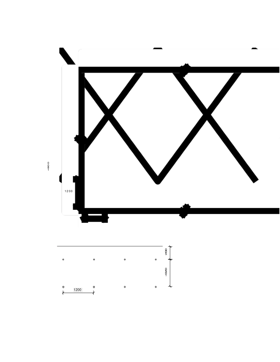 架高85米扣件式钢管脚手架钢丝绳分段卸荷2次_第2页