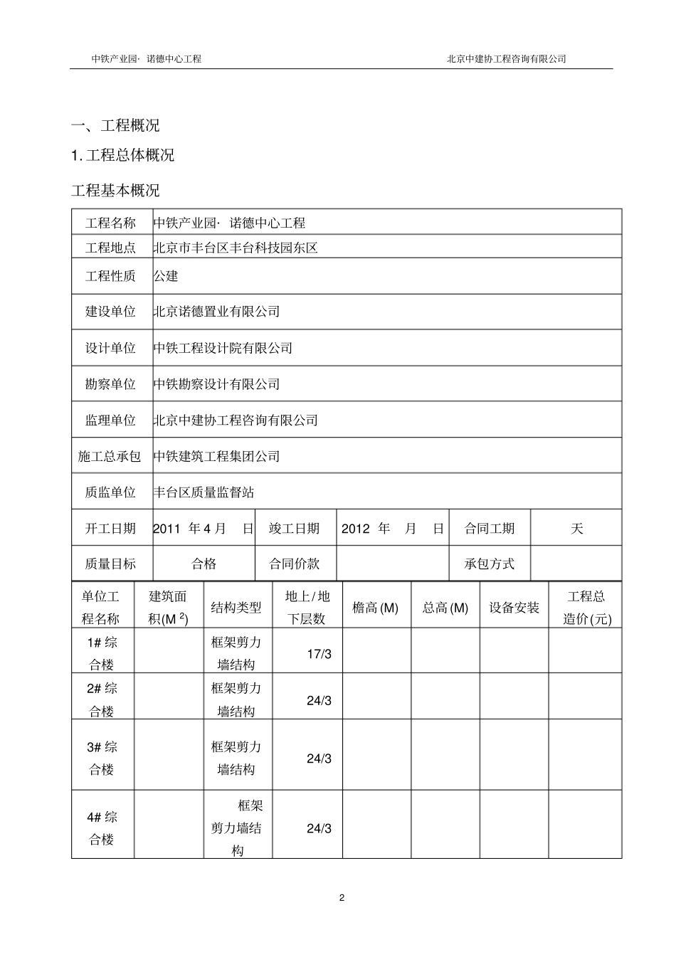 某产业园中心工程监理实施细则_第2页
