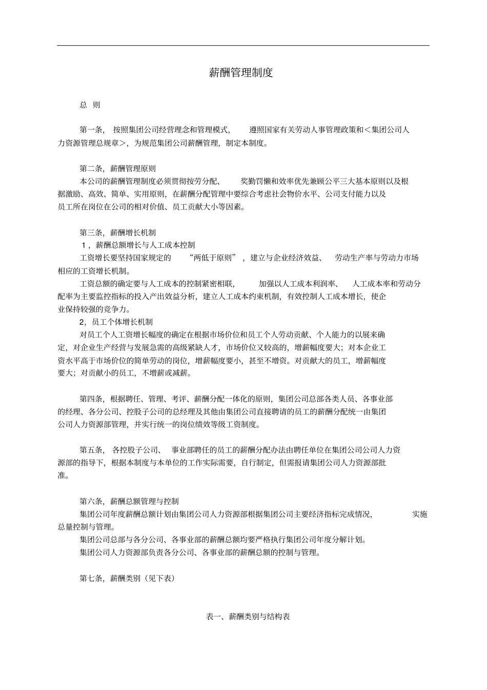 某公司薪酬管理制度介绍_第1页