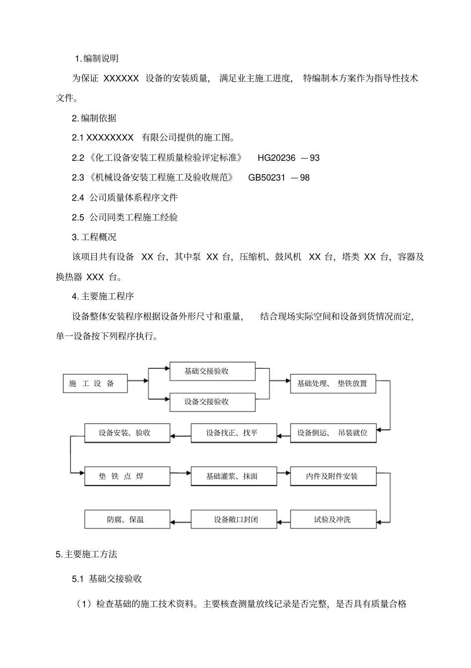 某化工厂设备安装施工方案_第3页