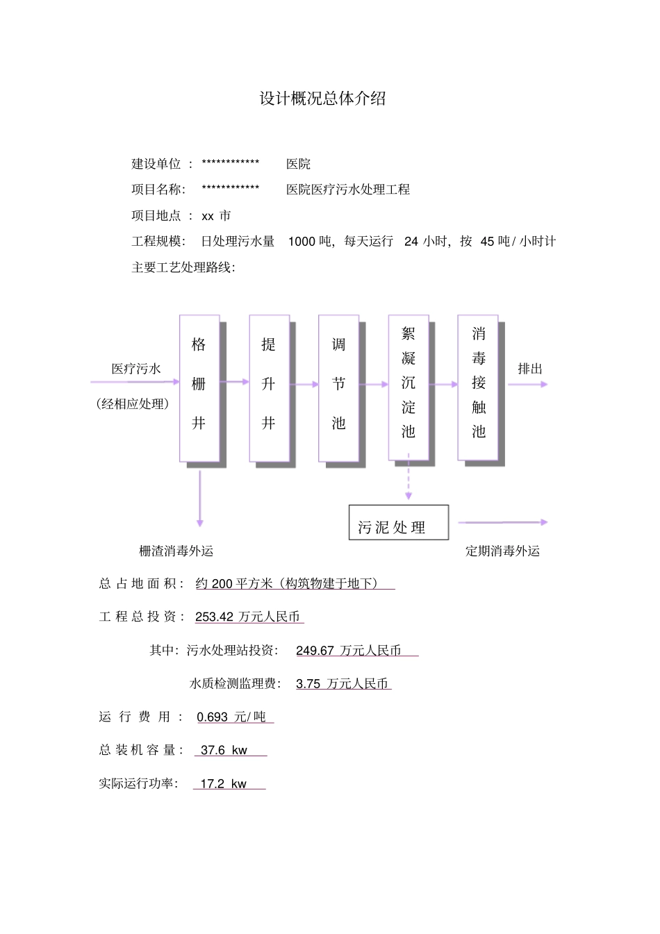 某医院医疗污水处理工程方案学习资料_第2页