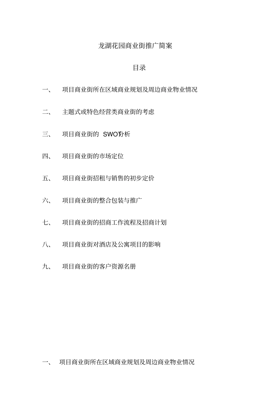 某商业街招商策划方案_第1页