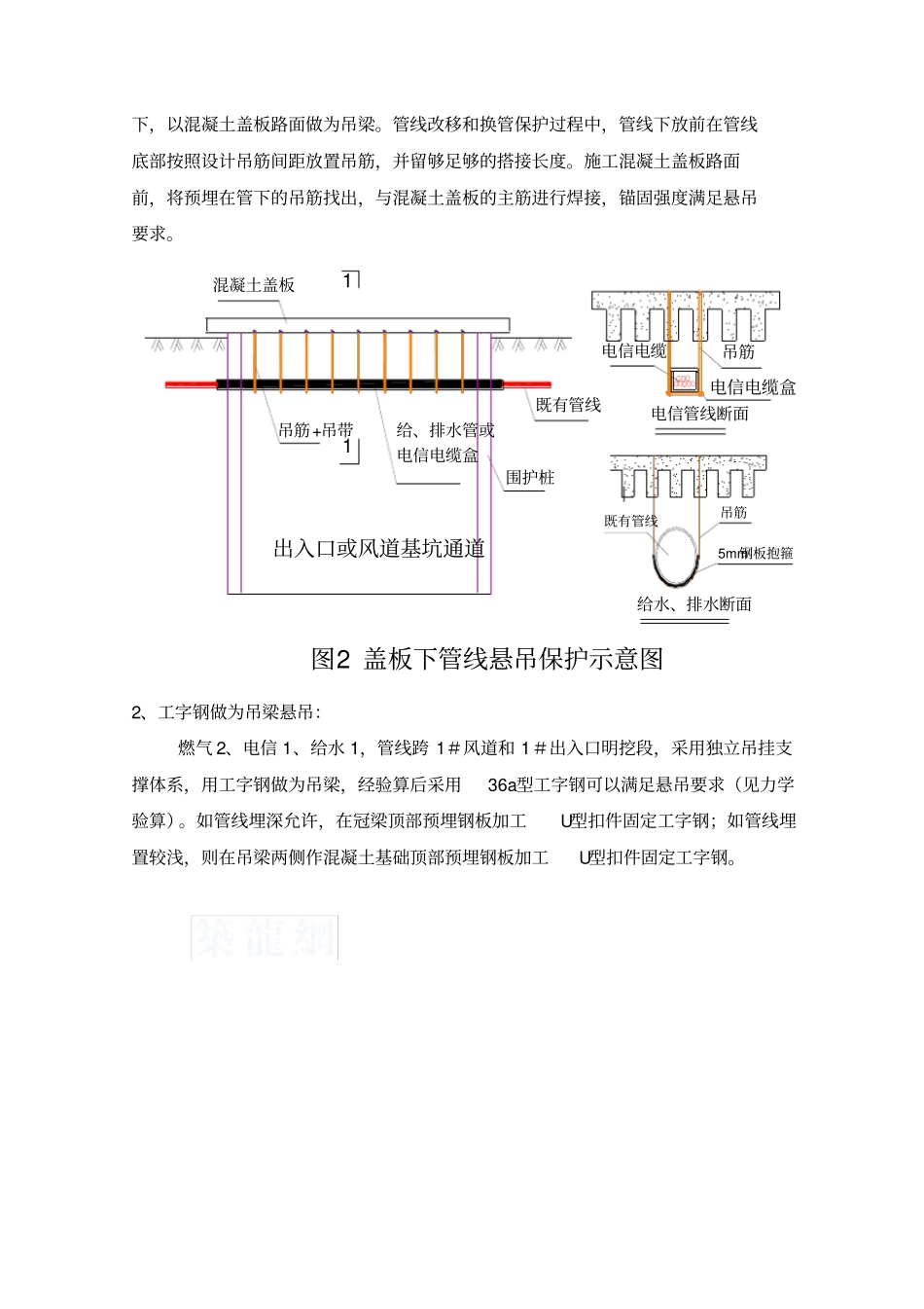 某地铁站管线悬吊施工方案_第3页