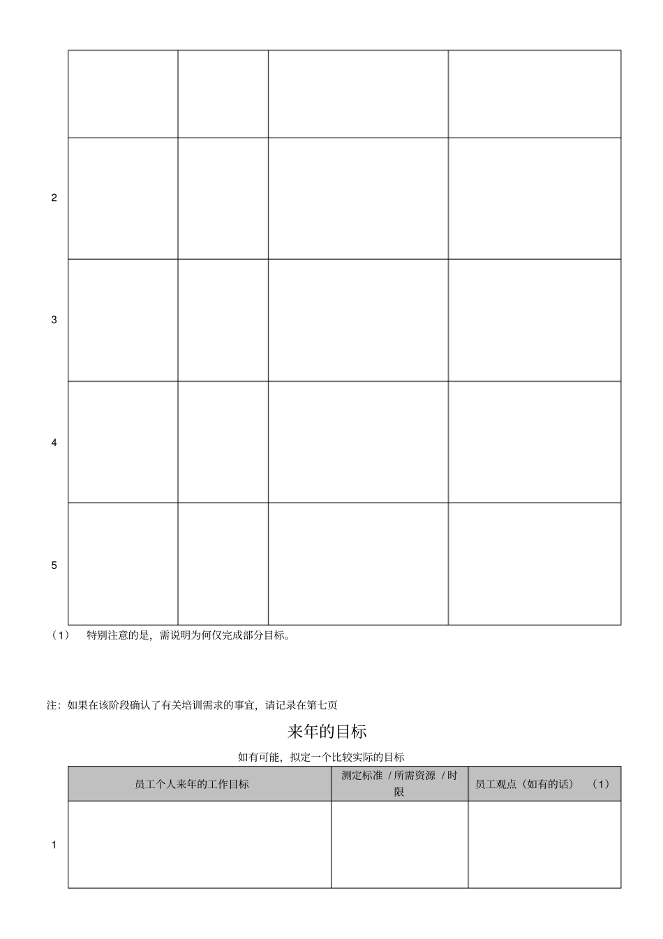 某外资企业年绩效评价表_第3页