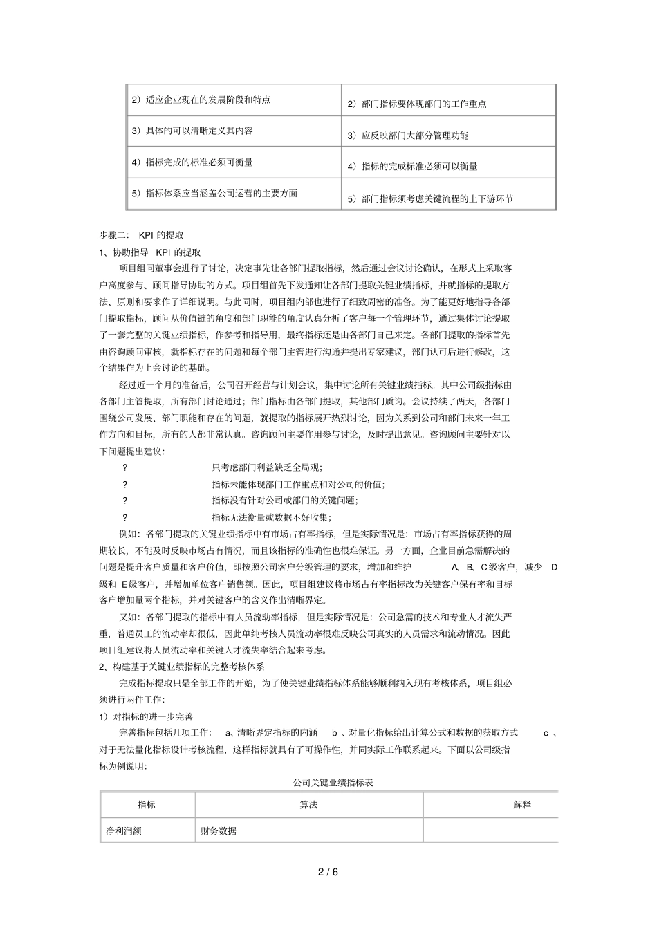 某大型医药企业KPI提取案例_第2页