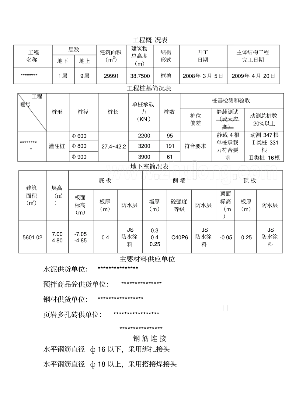 某大楼人防工程竣工验收汇报资料整理_第2页