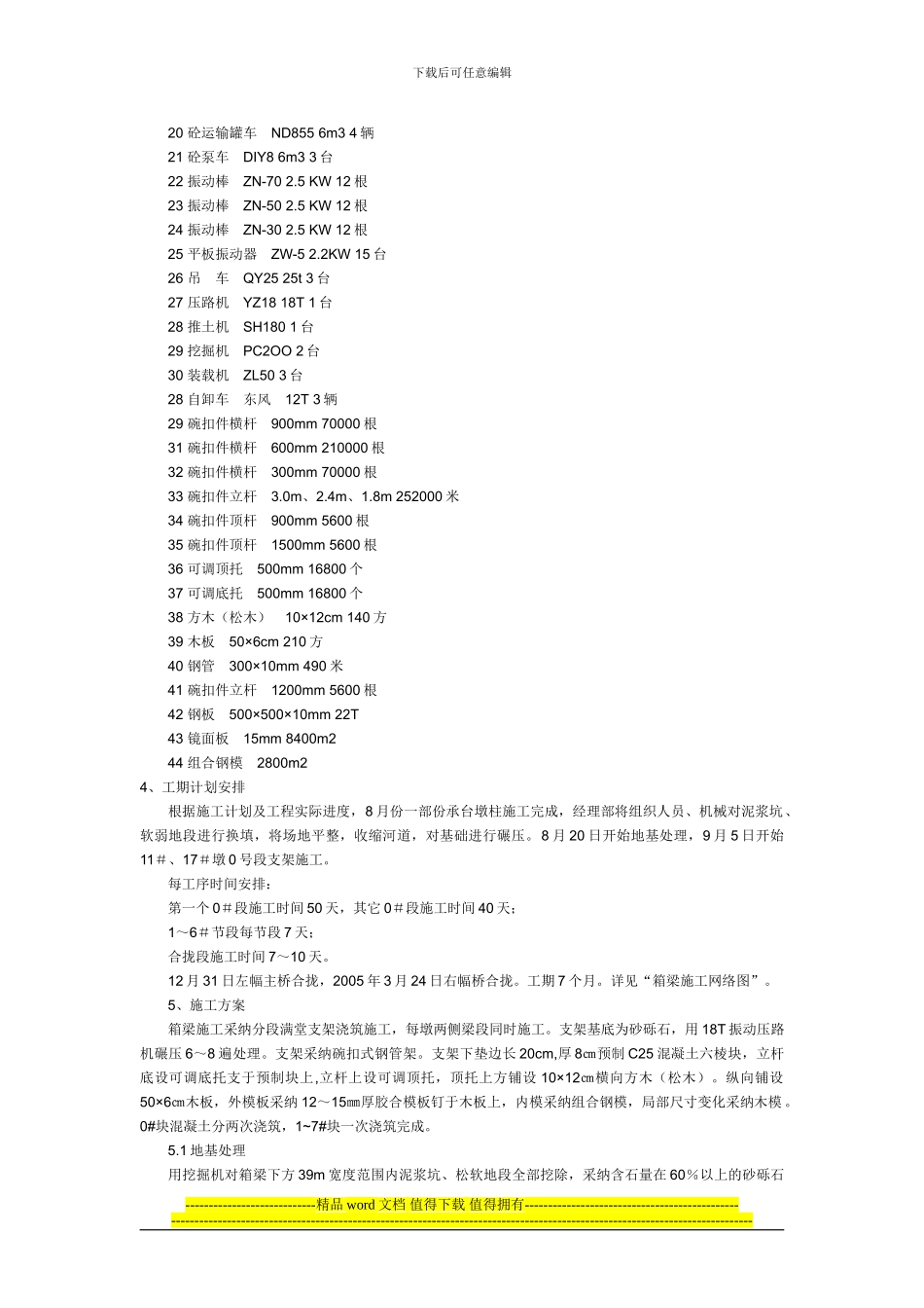 满堂支架现浇连续梁施工技术A_第2页