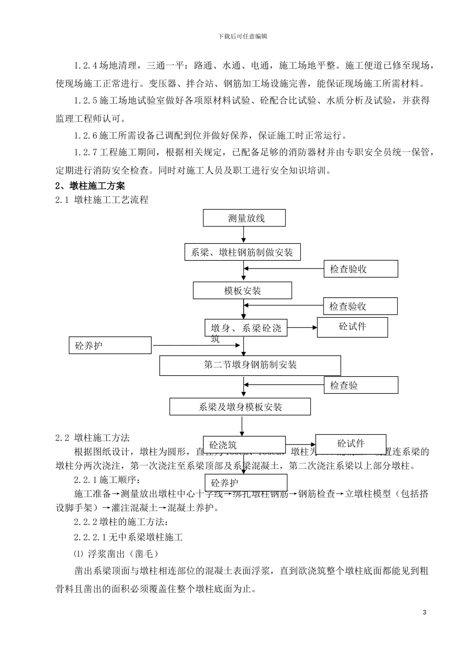 滨州铁路分离立交墩柱施工方案_第3页