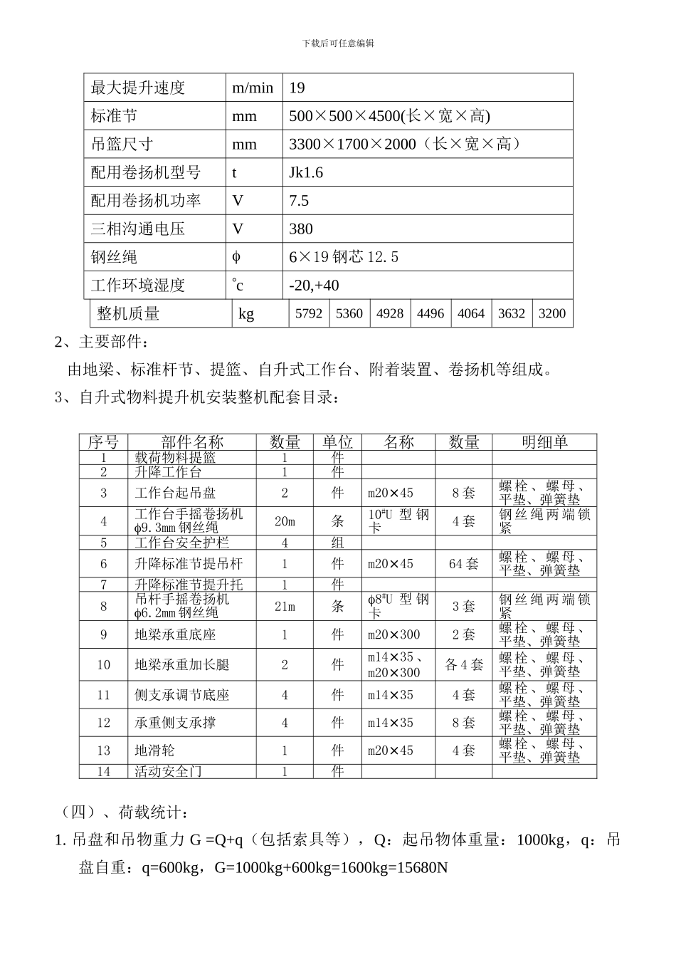 物料提升机安装施工方案_第2页