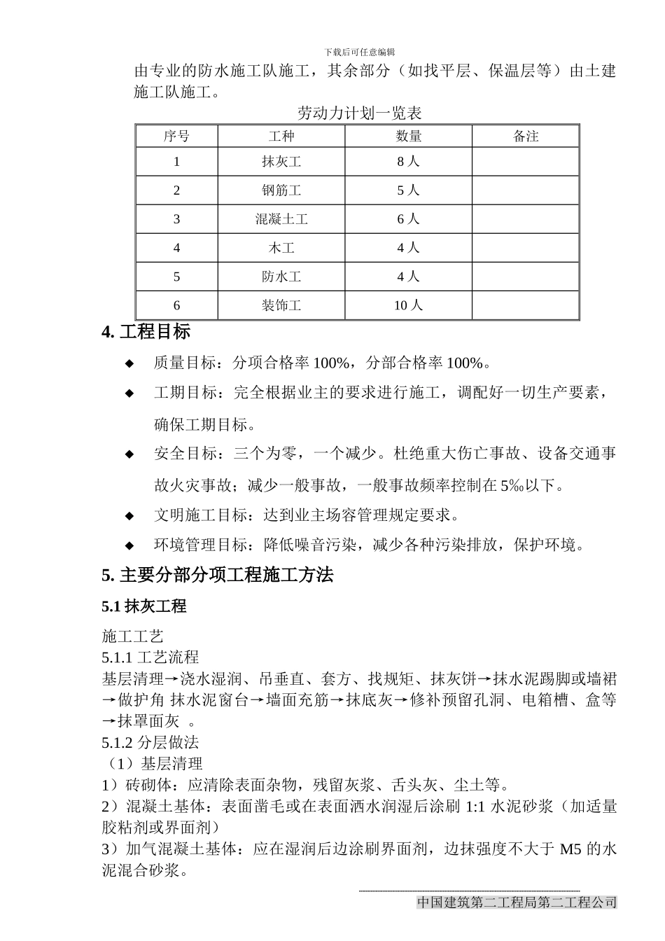 物流中心办公楼装饰施工方案_第2页