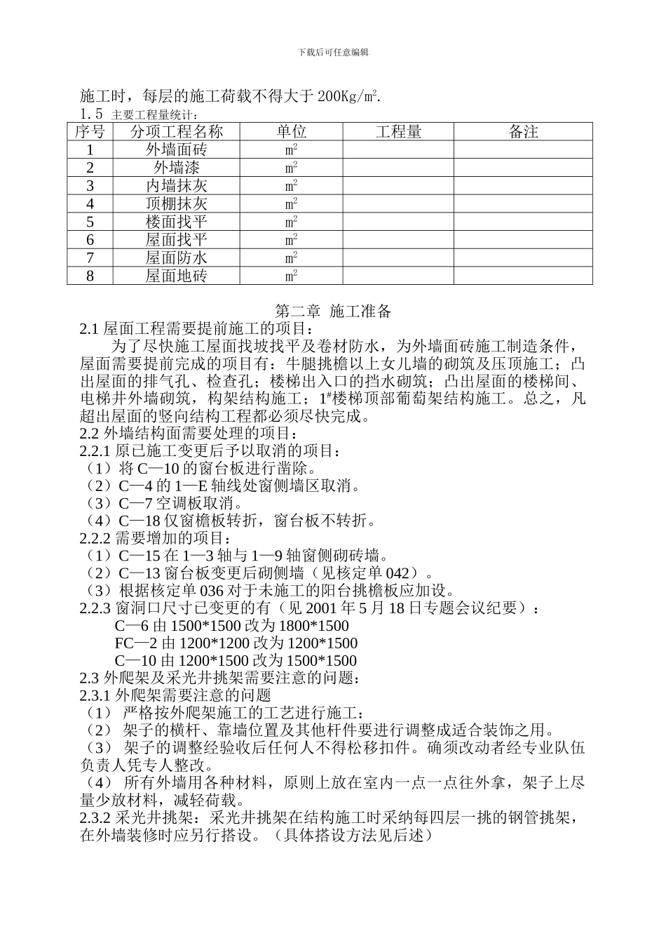 王府花园工程装饰工程施工方案_第2页