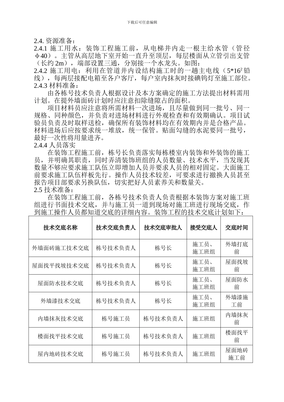 王府花园工程装饰工程施工方案_第3页