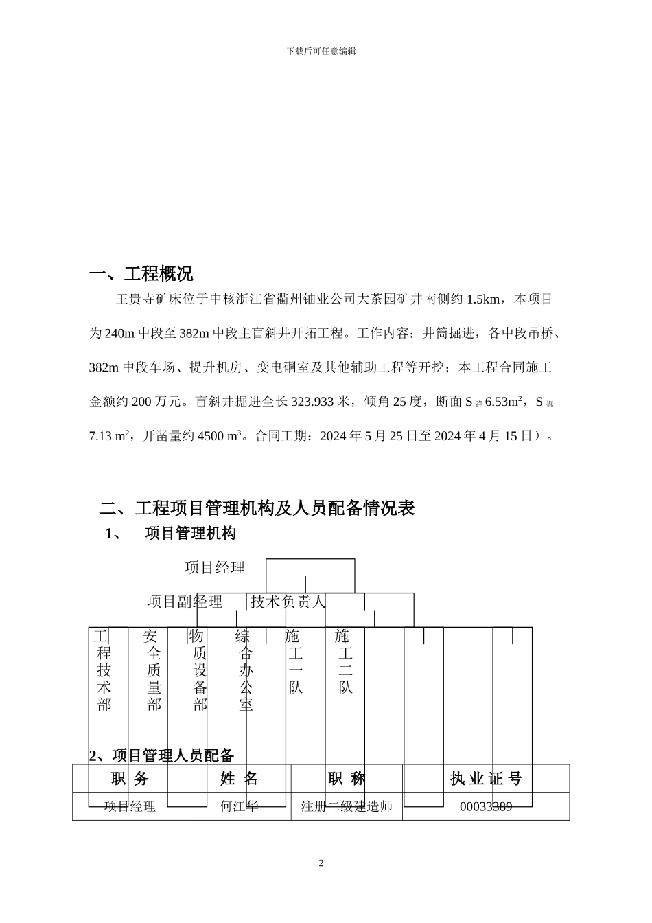 王贵寺盲斜井施工方案_第3页