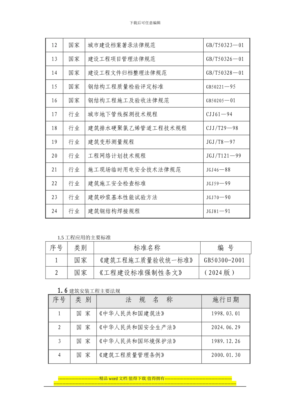 玻璃温室工程施工组织设计_第3页
