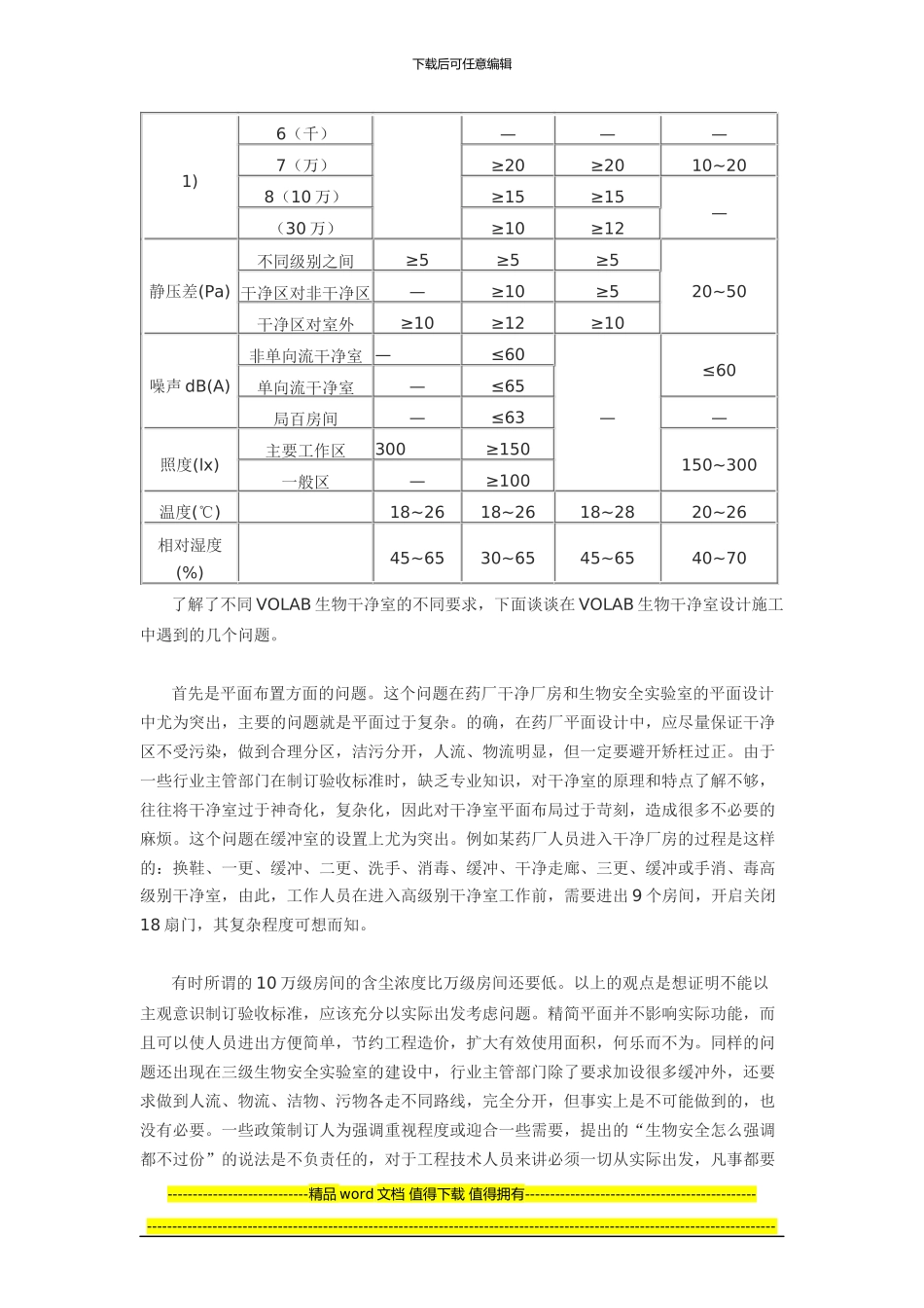 生物洁净室设计和施工中的问题_第3页