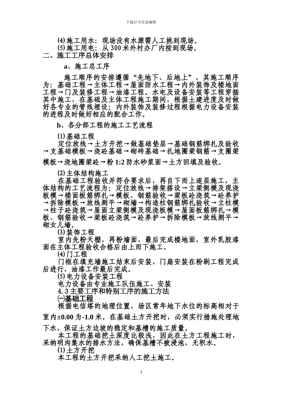 电信塔施工方案_第3页