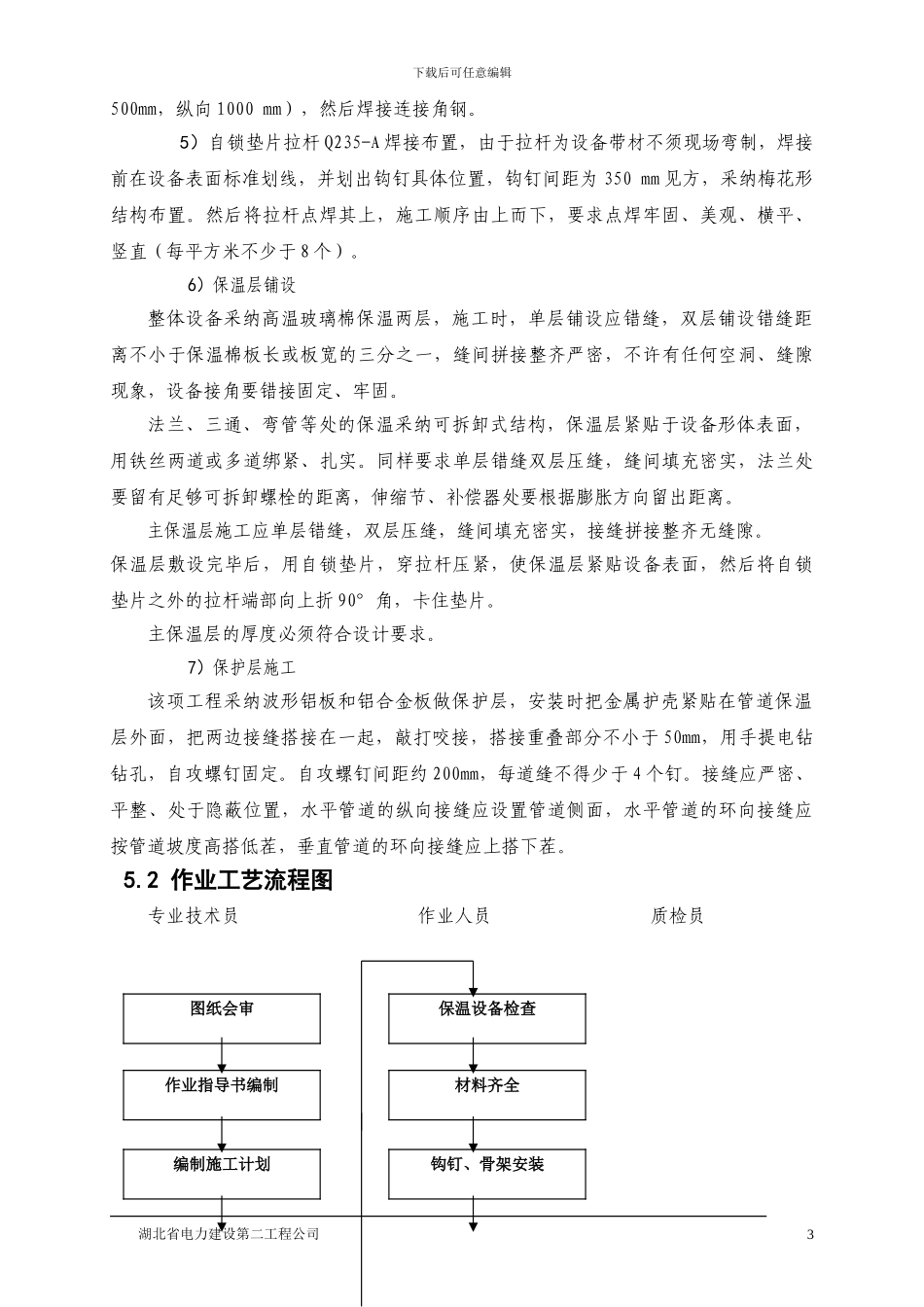 电厂锅炉本体保温施工方案_第3页