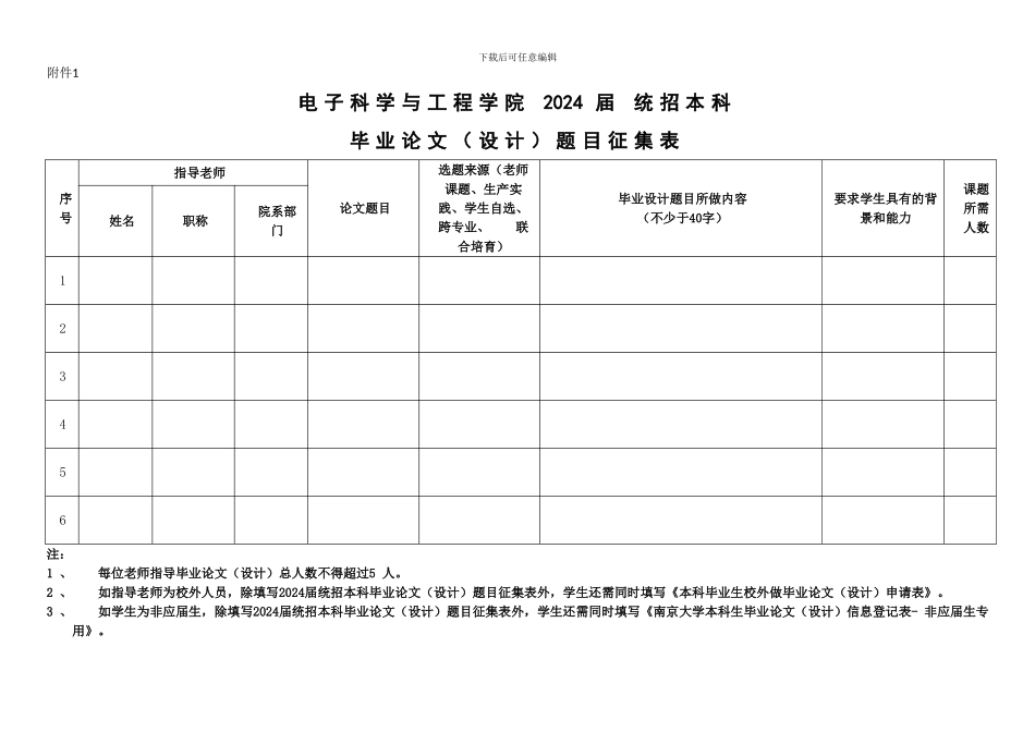 电子科学与工程学院2024届统招本科毕业论文实施细则20241013_第2页
