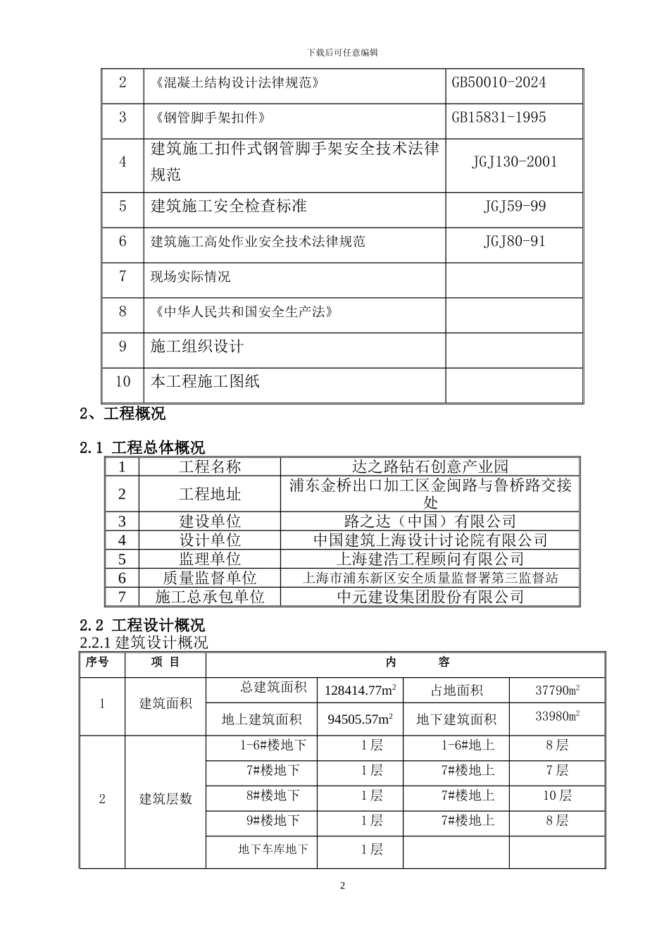 电梯井脚手架施工方案_第2页